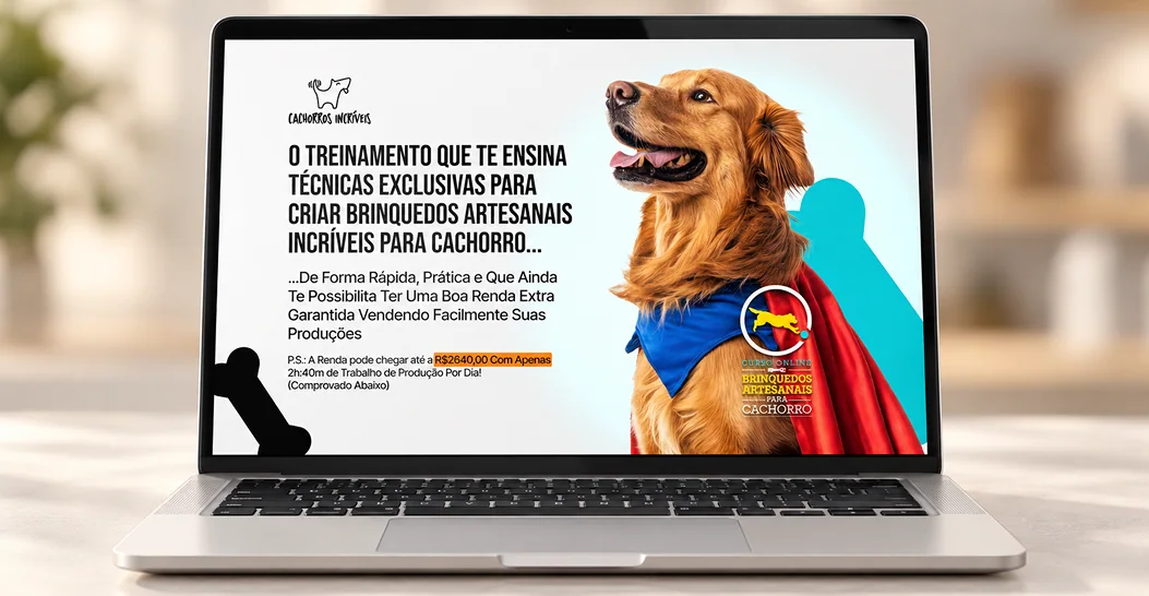 Cachorros Incríveis — brinquedos artesanais
